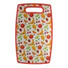 Tabua P/Corte Lyor Plástico Fruits Vermelha 30CmX20CmX1Cm