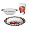 Jogo Infantil Yangzi Melamine Carros 3 Pecas 