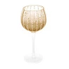 Conjunto 2 Tacas P/ Vinho Wolff Vidro Orquídea Âmbar 450ml