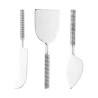 Conjunto 3 Facas para Queijo Wolff de Aco Inox Espiral 
