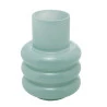 Vaso de Vidro Wolff Gomos Menta 18cmx18cmx23cm