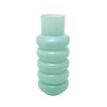 Vaso de Vidro Wolff Gomos Menta 15cmx15cmx35cm