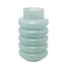 Vaso de Vidro Wolff Gomos Menta 15cmx15cmx25cm