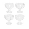 Conjunto 4 Tacas P/ Sobremesa Wolff de Vidro Butterfly