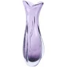 Murano L'Hermitage Vaso Em Vidro 15x15x42xCm Cor Lilas