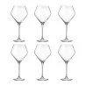 Jogo de 6 Tacas Bohemia P/ Bordeaux Loxia Em Cristal 610ml
