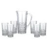 Conjunto Wolff 6 Copos Altos 270ml e 1 Jarra 1l Vidro Stella