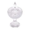 Potiche Wolff Decorativo Cristal C/pé Queen 11x18cm