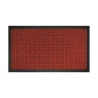 Tapete Uzoo Fenice Liso 69x39cm Vermelho