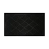 Tapete Uzoo Fenice Texturas 70x40cm Diagonal Preto Black 