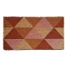 Capacho Uzoo Fibra de Coco Rt 60x33cm Triangulos Industrial