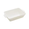 Refratário Lyor Porcelana C/alça Basic Branco 23,5x14,5x5cm