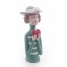 Figura Decorativa Wolff Resina Boneca C/coração 14x10x22cm
