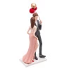 Figura Decorativa Wolff Resina Casal 12,5x7,5x31cm