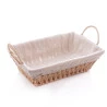 Cesta Wolff C/alca Retangular C/forro Em Tecido 31x19x12cm