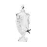 Dispenser/suqueira Wolff Cristal C/Pé e Tampa Palm Tree 4,5l 