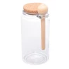 Pote Redondo Lyor de Vidro C/ Colher de Bambu 1l 5753