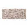 Tapete Kapazi Jacquard Eco Cru e Marrom 50x120cm