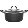 Caçarola Tramontina 28cm 6,4l Monaco Indução Pt Antiaderente 