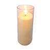 Vela Led Taschibra Decorativa C/ Castiçal 15,5cm Ama. 