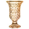 Vaso Angélica L'Hermitage Com Pé Cor Ambar Luster