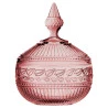 Potiche Republic L'Hermitage Em Cristal Cor Rosa