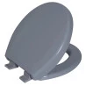 Assento Sanitário Soft Close Astra Oval Cinza