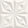 Piso Ceusa Drapeado Branco 58x58 0,67M²