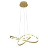 Pendente Fluire 432 Led 0,2W Dourado Bella Sb001