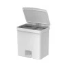Lixeira De Pedal Ou Trium 20L Duplo Compartimento