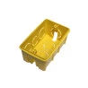 Caixa De Luz Embutir Plasled 4X2 Amarela 7X11X5 Cm 