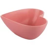 Bowl L'hermitage Lovely Coração Em Porcelana Cor Rosa