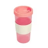 Copo Com Tampa Brinox Nutri 500Ml Rosa 