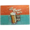 Tabua Retangular Dynasty Beer Zone 30X20 