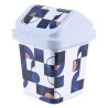 Lixeira Quadrada Astra Decorada 3,2L Abstrata