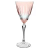 Taça Para Vinho Tinto Elizabeth Lapidada Rosa 250Ml 