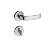 Fechadura Pado Cromado Zm Magnum Para Banheiro Roseta 93180B 