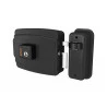 Fechadura Elétrica Cil 40mm Abre P/ Dentro Preto Fosco 