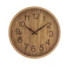 Relógio De Parede Lyor Plastico Wood 30,5x4Cm