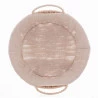 Cesta Wolff C/alça Redonda C/forro Em Tecido 27x24x11,5cm
