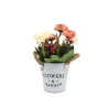 Arranjo Yangzi Art.vaso Metal Flor Mix