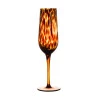 Conjunto 2 Tacas de Champanhe Wolff de Vidro Leopard 210ml