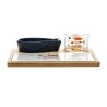 Conjunto 4 Pçs Petisqueira Wolff C/ Bowl Bandeja e Tabua Iki 