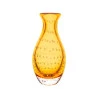 Vaso de Vidro Wolff Italy Ambar 10x20cm
