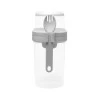 Pote Lyor p/ Salada C/ Garfo e Alça de Plástico Cinza 1l