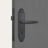 Fechadura Stam Esp. Preto Fosco 813/33