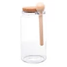 Pote Redondo Lyor de Vidro C/ Colher de Bambu 1l 5753