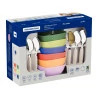 Jogo p/ Sobremesa Tramontina 12pcs Mixcolor Colorido Sortido