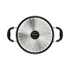 Caçarola Tramontina 28cm 6,4l Monaco Indução Pt Antiaderente 