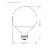 Lamp Globo Taschibra Led 100 9,5W 6500K